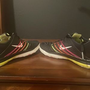 Nike shoes black and neon